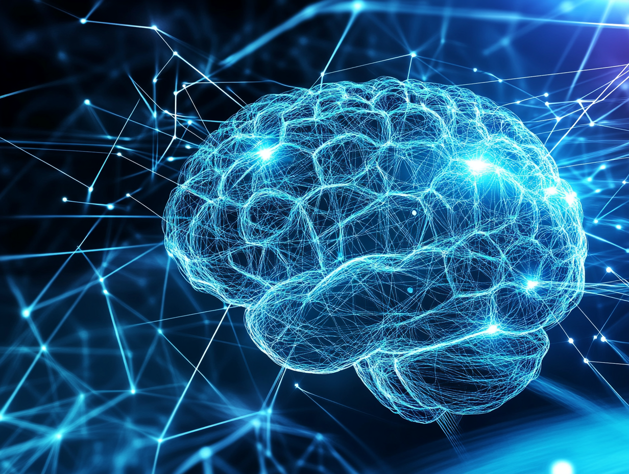 Confused AI looking at messy data